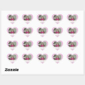 Afbeelding: Polka-dot Heart: Sla de datum Stickers (Vel)