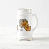 Afbeelding pompoencartoon bierpul (Voorkant rechts)