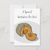 Afbeelding pompoencartoon kaart (Achterkant)