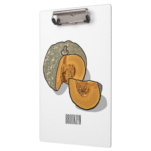 Afbeelding pompoencartoon klembord (Links)