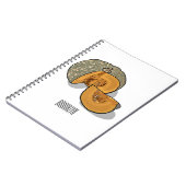 Afbeelding pompoencartoon notitieboek (Linkerzijde)