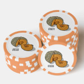 Afbeelding pompoencartoon poker chips (Opstapeling)