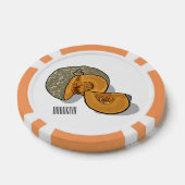 Afbeelding pompoencartoon poker chips (Enkel)