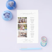 Afbeelding Prijslijst met prijzen voor fotografie Flyer (Enkel)