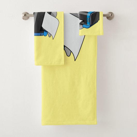 Afbeelding printercartoon bad handdoek (Insitu)