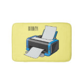 Afbeelding printercartoon badmat (Voorkant)