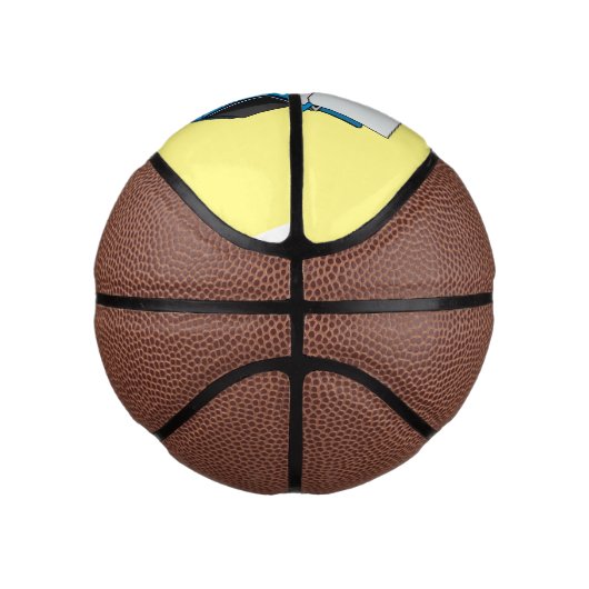 Afbeelding printercartoon basketbal (Rechts)
