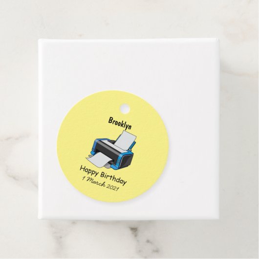 Afbeelding printercartoon bedankjes labels (In situ)