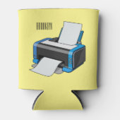 Afbeelding printercartoon blikjeskoeler (Voorkant)