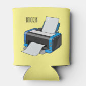 Afbeelding printercartoon blikjeskoeler (Achterkant)