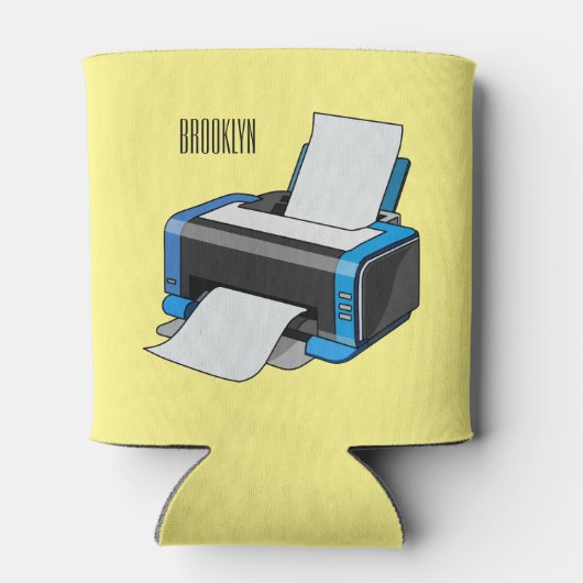 Afbeelding printercartoon blikjeskoeler (Achterkant)