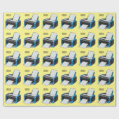 Afbeelding printercartoon cadeaupapier (Vlak)