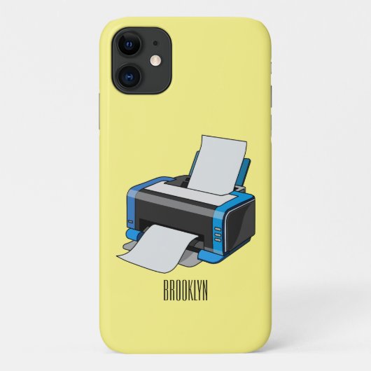 Afbeelding printercartoon Case-Mate iPhone case (Achterkant)