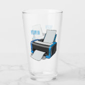 Afbeelding printercartoon glas (Achterkant)