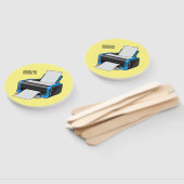 Afbeelding printercartoon handwaaier (Niet-gemonteerd)