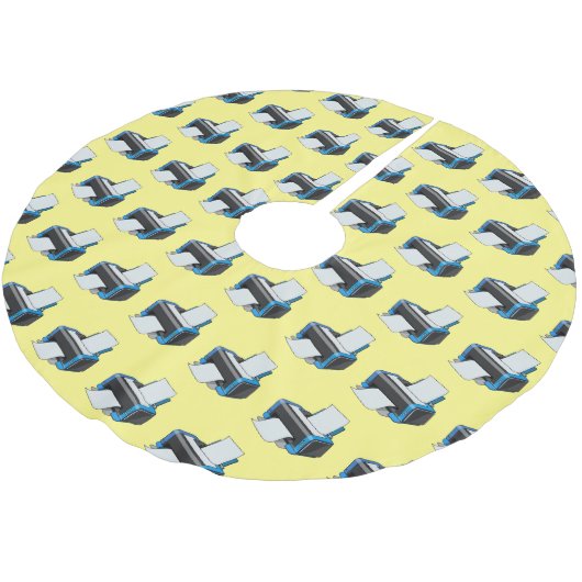 Afbeelding printercartoon kerstboom rok (Gekanteld)