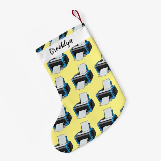 Afbeelding printercartoon kleine kerstsok (Achterkant (Hangend))