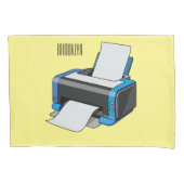 Afbeelding printercartoon kussensloop (Voorkant)