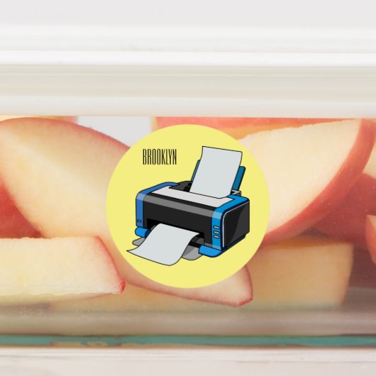 Afbeelding printercartoon labels (Aangebracht)