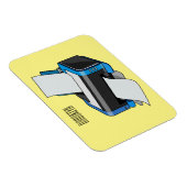 Afbeelding printercartoon magneet (Rechterzijde)