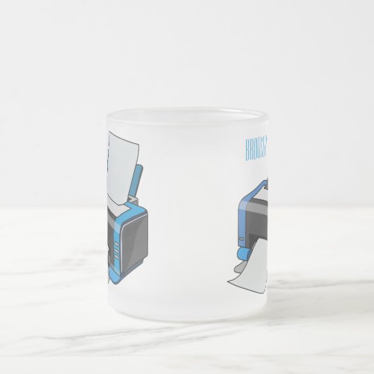 Afbeelding printercartoon matglas koffiemok (Center)