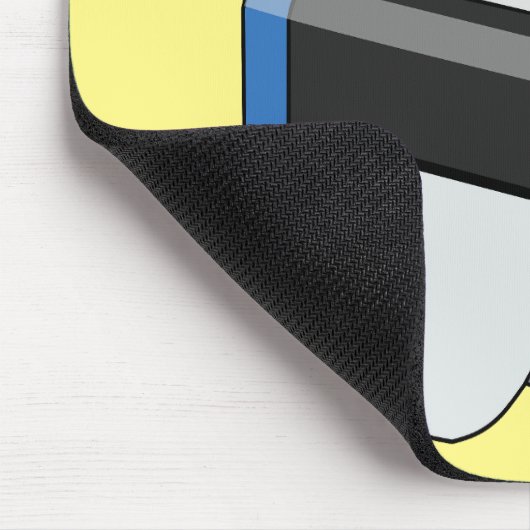 Afbeelding printercartoon muismat (Hoek)