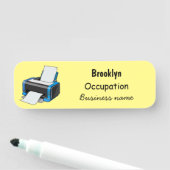 Afbeelding printercartoon naamplaatje (In situ)