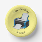 Afbeelding printercartoon papieren kommen (Voorkant)