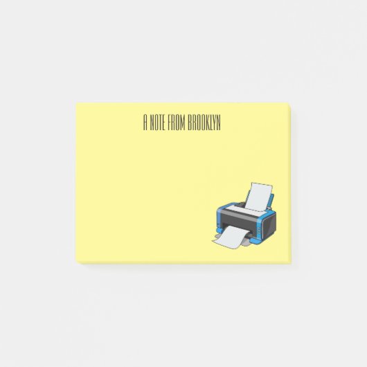Afbeelding printercartoon post-it® notes (Voorkant)