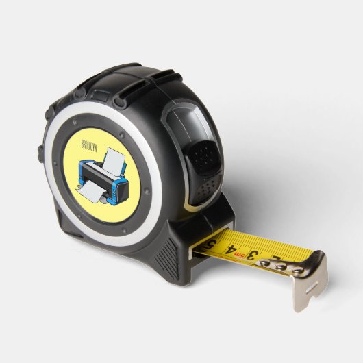 Afbeelding printercartoon rolmaat (Hoek)