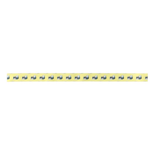 Afbeelding printercartoon satijnen lint (Voorkant)