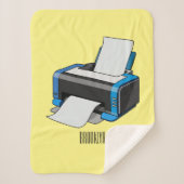 Afbeelding printercartoon sherpa deken (Voorkant)