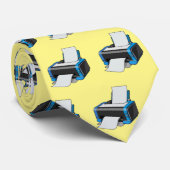 Afbeelding printercartoon stropdas (Opgerold)