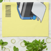 Afbeelding printercartoon theedoek (Gevouwen)