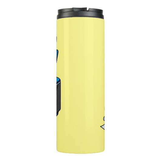 Afbeelding printercartoon thermosbeker (Achterkant)