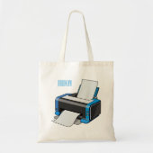 Afbeelding printercartoon tote bag (Voorkant)