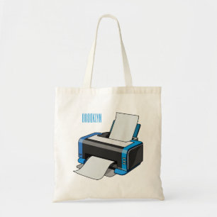 Afbeelding printercartoon tote bag