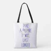 Afbeelding problemen geen opslag meme leuke slogan tote bag (Achterkant)
