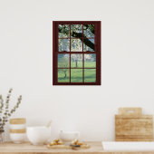 Afbeelding raam Landschap - Cherry Blossom Poster (Keuken)