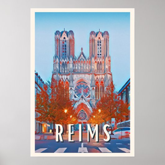 Afbeelding Reims Photo Vintage Poster (Voorkant)