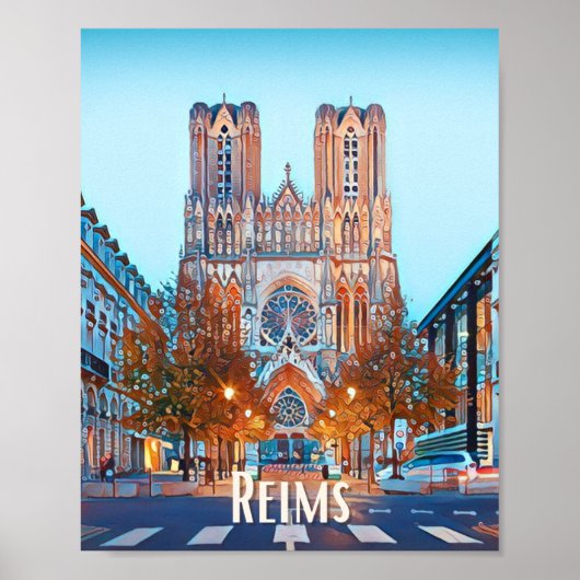 Afbeelding Reims Photo Vintage Poster (Voorkant)