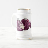 Afbeelding rode cartoon bierpul (Voorkant links)