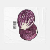 Afbeelding rode cartoon fleece deken (Voorkant (Horizontaal))