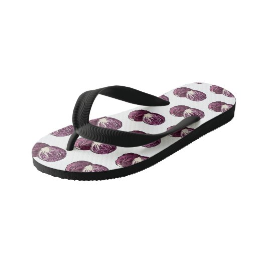 Afbeelding rode cartoon kinder teenslippers (Schuin)