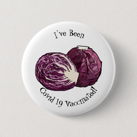 Afbeelding rode cartoon ronde button 5,7 cm (Voorkant)
