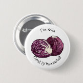 Afbeelding rode cartoon ronde button 5,7 cm (Voorkant /achterkant)