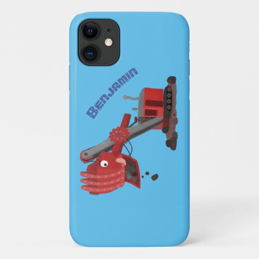 Afbeelding rode stoomschotel cartoon Case-Mate iPhone case (Achterkant)
