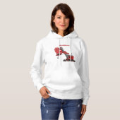 Afbeelding rode stoomschotel cartoon hoodie (Voorkant volledig)