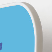 Afbeelding rode stoomschotel cartoon pickleball paddle (Links Detail)