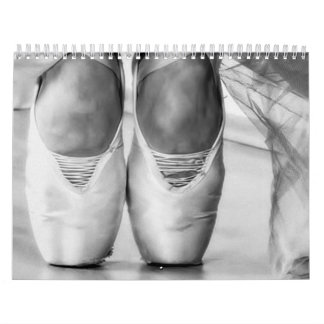 Afbeelding romantische hedendaagse ballerina kalender